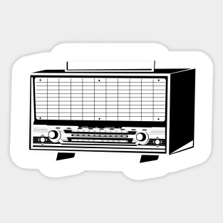 Vintage Radio Sticker